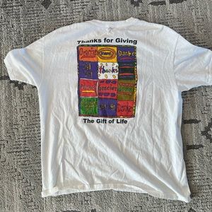 Fits big, no tag to tell size